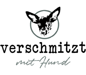 verschmitzt mit Hund - Logo