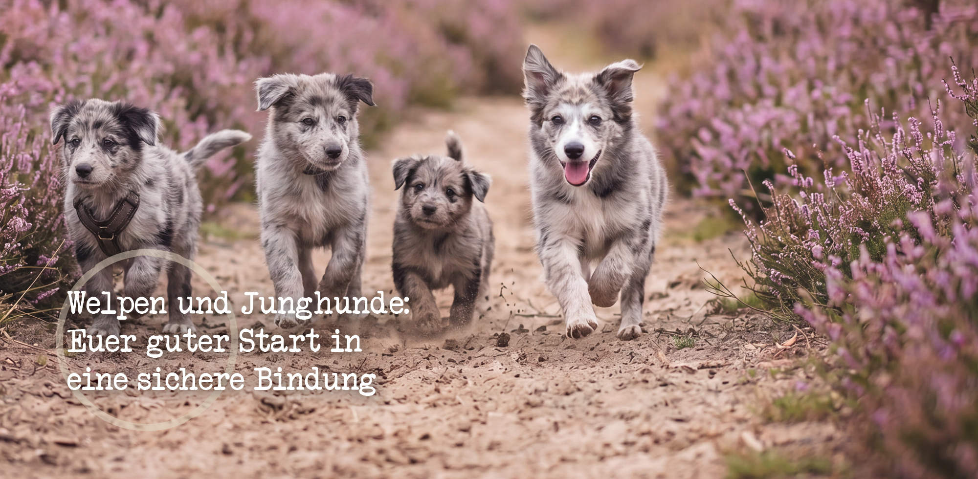 Training für Welpen und Junghunde